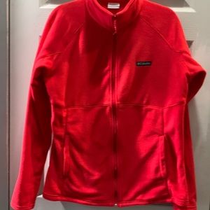 Womens XXL Colombia zip up red
